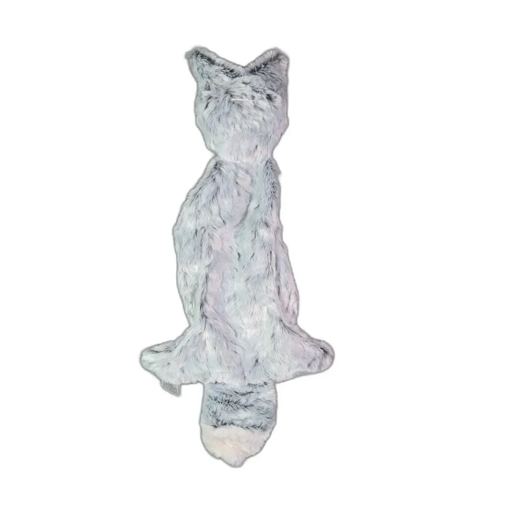 Slumberkins Fox Plush Lovey Gray White 19.5in Stuffed Animal Comfort Toy